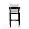 Manhattan Comfort Ritz Barstool in Ivory and Dark Walnut, PK3 3-BS013-IV - alternate 5